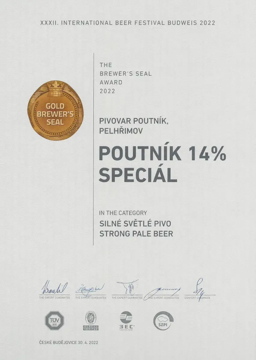 Silné světlé pivo 2022